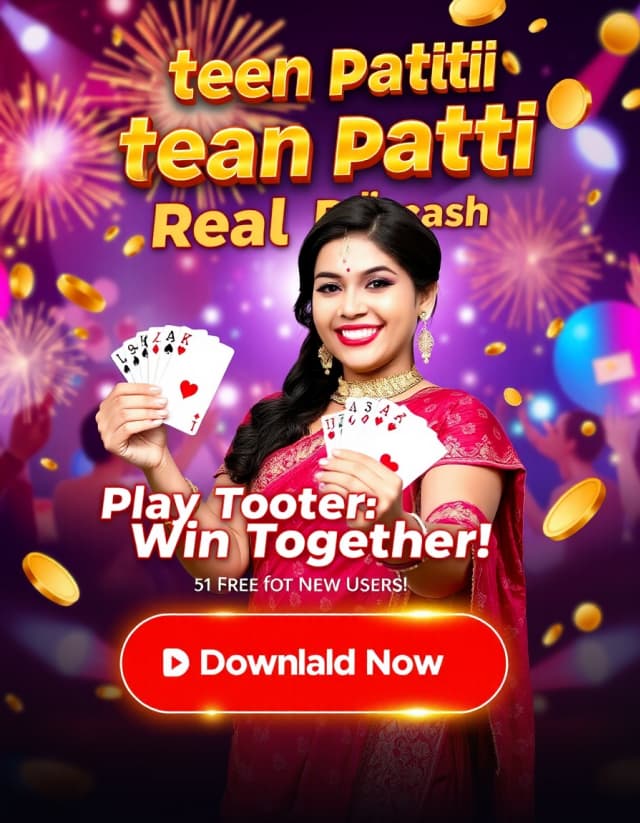 Teen Patti Real Cash Withdrawal Banner